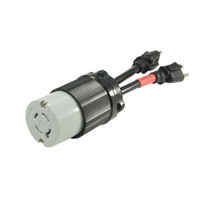 NEMA 5-15P a L14-20C 1ft 14/3 cavo di estensione con ROHS USA CE