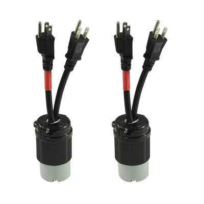 NEMA 5-15P a L14-20C 1ft 14/3 cavo di estensione con ROHS USA CE