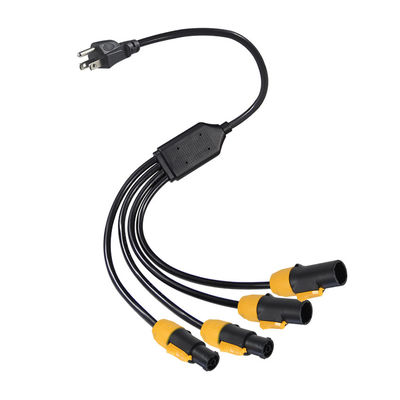 PowerCON True1 connettore 4 Y Splitter Iec Corde di presa elettrica estensione Pdu Usa cavo di alimentazione