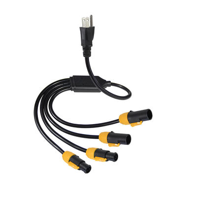PowerCON True1 connettore 4 Y Splitter Iec Corde di presa elettrica estensione Pdu Usa cavo di alimentazione