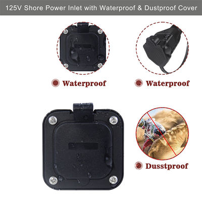 NEMA 5-15R Corde di alimentazione del convertitore impermeabile 1M 15A 125V