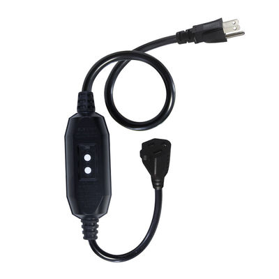 GFCI NEMA 515P a 515R Corde di alimentazione CA per PC Cavo di alimentazione per computer portatili 4 piedi filo di estensione nero
