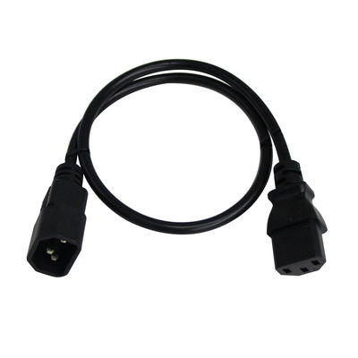 VDE Certified 3Ft IEC C13 a C14 Cavo di estensione maschio-femmina per UPS desktop PC
