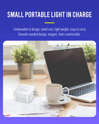 Caricabatterie a parete USB Qc 3.0 ad alta potenza 100w Gan Travel Charger Protezione da sovratensione