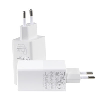 USB-C PD3.0 inserzione cieca 65w Gan caricabatterie Adapter di caricabatterie a parete