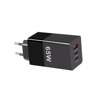 USB-C PD3.0 inserzione cieca 65w Gan caricabatterie Adapter di caricabatterie a parete