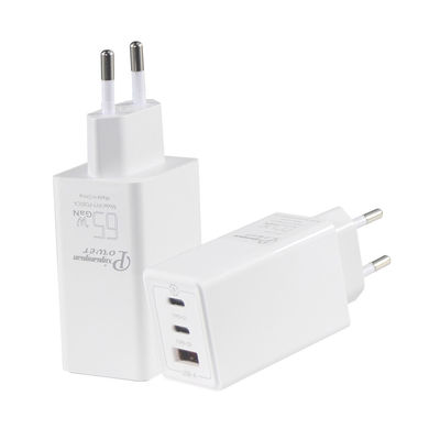USB-C PD3.0 inserzione cieca 65w Gan caricabatterie Adapter di caricabatterie a parete