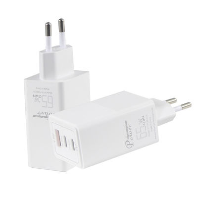 USB-C PD3.0 inserzione cieca 65w Gan caricabatterie Adapter di caricabatterie a parete