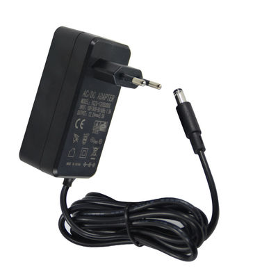 EU Wall Plug 1M 22AWG Adapter di alimentazione 12V 5A 5521Mm per telecamere di sorveglianza LED