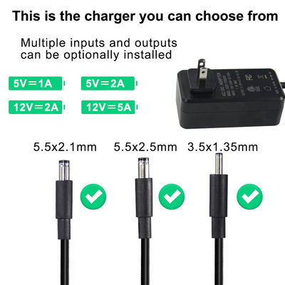 12V Universal Power Supply Adapter 1A 5A 3A Collegamento a parete tipo AC a DC