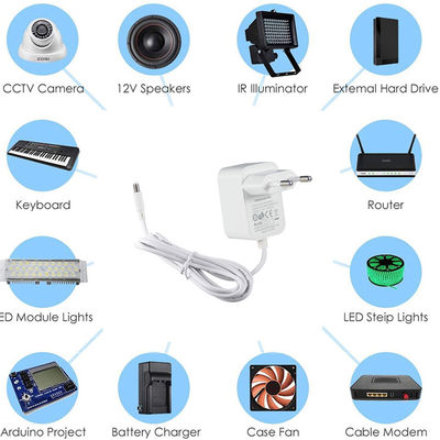Adaptatore di alimentazione elettrica di commutazione europeo 5V 1A 2A 3A Eu Plug Ac Dc