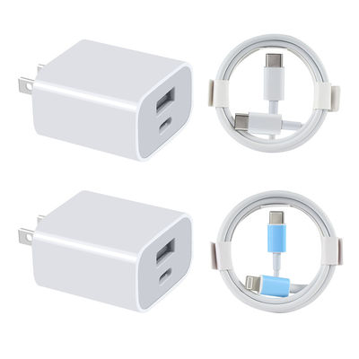 QC Dual Port 20W Caricabatterie USB C per giocatori di videogiochi Carica rapida
