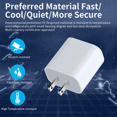 QC Dual Port 20W Caricabatterie USB C per giocatori di videogiochi Carica rapida