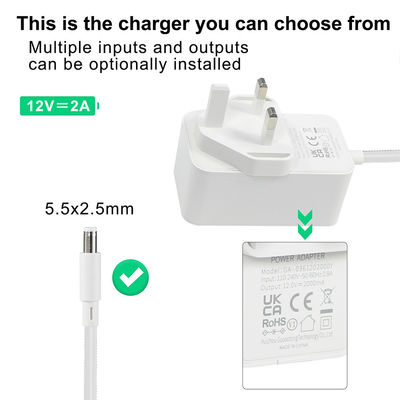 Adaptatore di alimentazione 5V 2A per strisce LED con protezione da cortocircuito