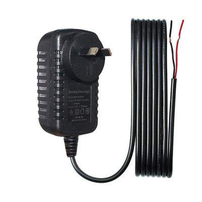 AU Plug In Dc Power Supply Adapter 5V 3A Output per monitor LED e ricarica rapida