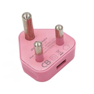 5V 2.1A doppio caricabatterie USB per il viaggio per il Sudafrica e l'India