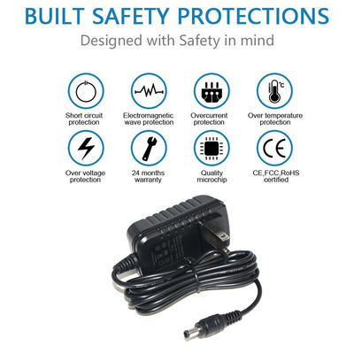 24V1A 2a Black Ups Backup Batteria al litio 2.3A Dc Fornitura 24 Volt 6 Amp Adaptore di corrente