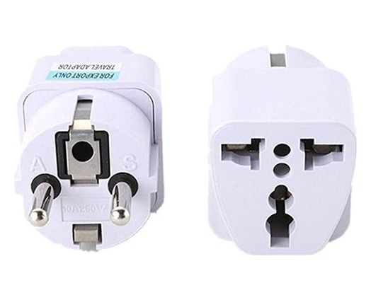 Adattatore da spina europea a spina inglese 250V 10A ABS+Rame per viaggi