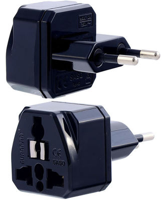 Adattatore da spina europea a spina inglese 250V 10A ABS+Rame per viaggi