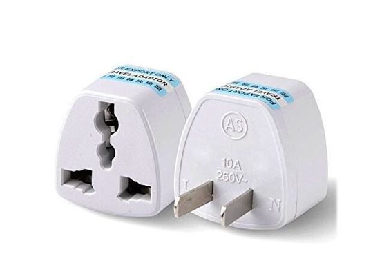 Adattatore da spina europea a spina inglese 250V 10A ABS+Rame per viaggi