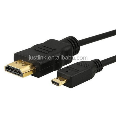 Alta velocità 5FT 1.5M V1.4 Male To Male HDMI To Micro HDMI Cavo per HDTV PS3 XBOX 3D LCD