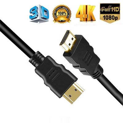 Lunghezza personalizzata Versione 2.0 Cavo HDMI 4K 60Hz 3D1080P 18Gbps 1M/2M/3M