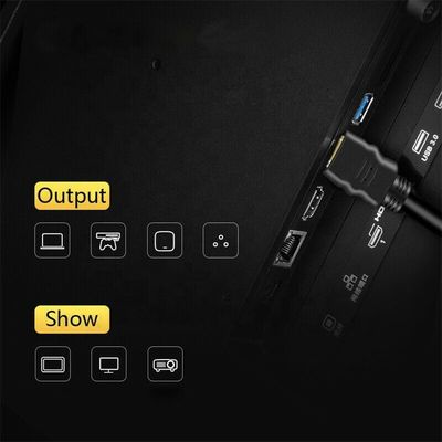 Lunghezza personalizzata Versione 2.0 Cavo HDMI 4K 60Hz 3D1080P 18Gbps 1M/2M/3M