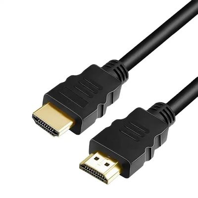 1M-30M Cavo HDMI nero 4K con schermatura a treccia 24k dorato maschio-maschio 2.0 3D 60Hz