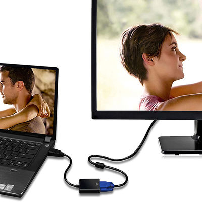1080P HDMI a VGA Converter Adapter Cable per computer Video audio maschio a femmina