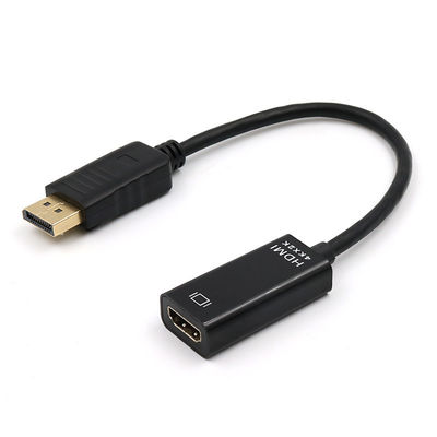 Displayport maschio coassiale in oro ABS DP ad adattatore del cavo HDMI per proiettore