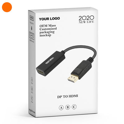 Displayport maschio coassiale in oro ABS DP ad adattatore del cavo HDMI per proiettore