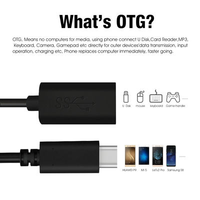 3.5MM-6.0MM Diametro esterno Proiettore Cavo HDMI USB 3.1 Tipo C a USB Tipo A