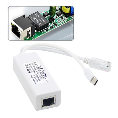 USB da 48 Volt POE Splitter a 12V Camera 802.3af USB Tipo C Port singolo 1A 1.2A