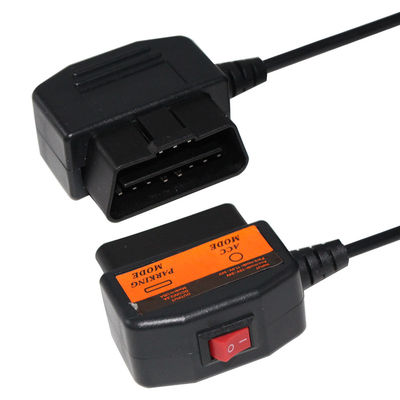 OBD2 Cavo di ricarica da 12 a 5 V con interruttore per DVR Driving Recorder