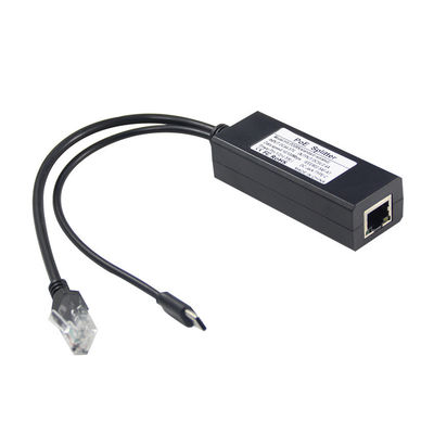48V a 5V 2.4A MAX POE Splitter USB-C 12W Private Mold NO Input 100-240V AC 50/60Hz