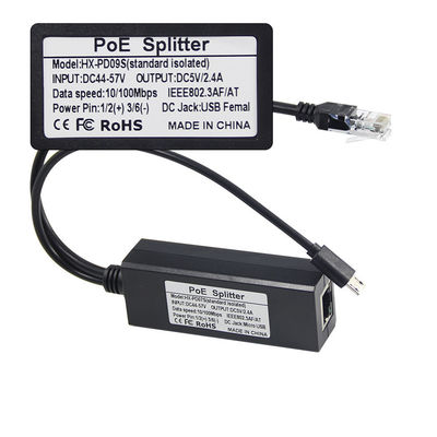 1Gbps POE Splitter Adapter USB-C IEEE 802.3af Compatibile per Wi-Fi / telecamere di sicurezza
