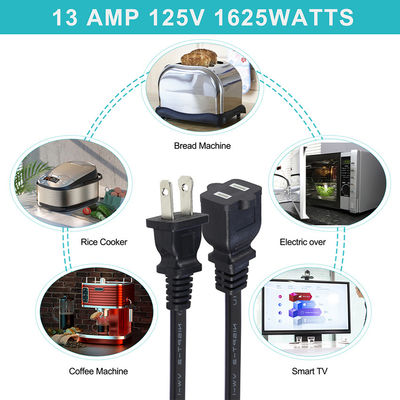 Cable di estensione di CPU PDU da NEMA 1-15P a NEMA 1-15R da maschio a femmina