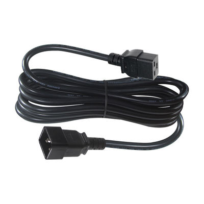 Cavo di alimentazione C20 a IEC C19 250V 10A H05VV-F 3G