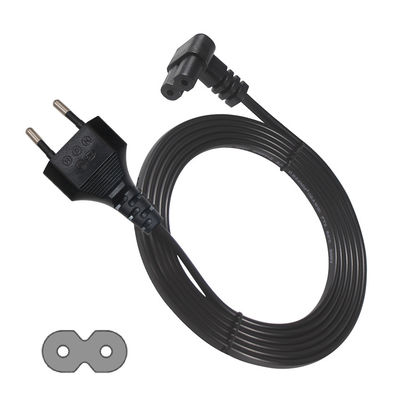 Italia 2 Pin Ac Plug European Cable C7 Connector Extension Psu Laptop Power Cord Eu 2-PIN C7