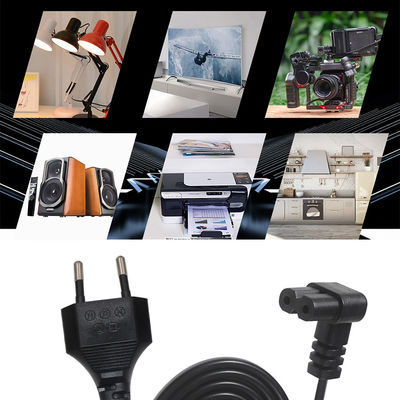 Italia 2 Pin Ac Plug European Cable C7 Connector Extension Psu Laptop Power Cord Eu 2-PIN C7