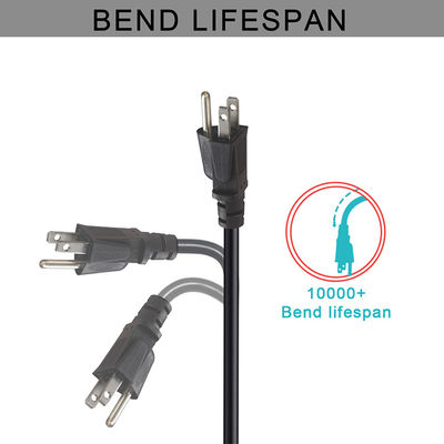 Corde di alimentazione per computer portatili da 15 ft a 120 volt con connettore Nema 515P a IEC 320 C5 certificato