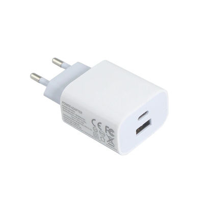 1A +1C Caricabatterie europee per telefono 18W 20W Adapter di viaggio OEM/ODM