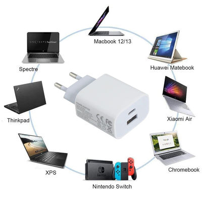 1A +1C Caricabatterie europee per telefono 18W 20W Adapter di viaggio OEM/ODM