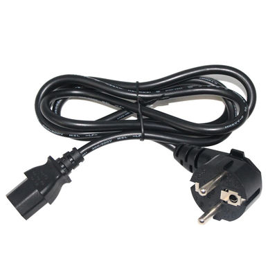 0.75MM Cavo di alimentazione europeo con estensione VDE 3PIN Schuko Plug To C13 Netsnoer