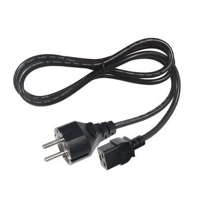 Cordo di alimentazione UE C19 PDU Strip di presa IEC con fili strappati e presa standard CEE 240V 30A