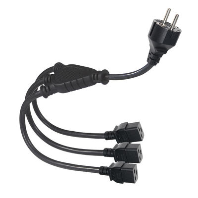 Estensione Schuko Plug To 3X C19 Female Socket 16A Eu Power Cord Con Approvato