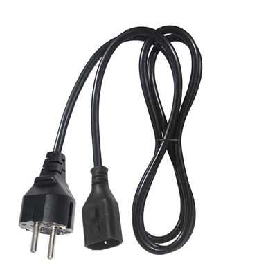 Cable di blocco industriale 3x1.5 mm Socket Eu 3Pin-C14 European Standard Ac Cord Iec Power Connector