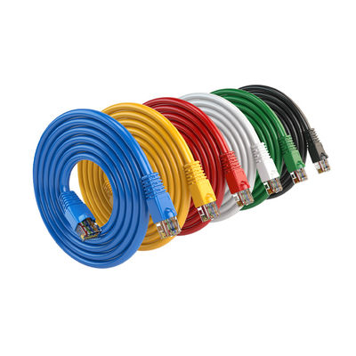 8P6C Cat6 Lan Cable Ethernet Network Lan Cable con connettore RJ45 8P8C e giacca in PVC