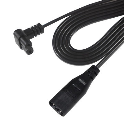 C8 da maschio a femmina corto cavo di alimentazione da 0,6M Figura 8 C7 2 pin Core Ac Nispt 18Awg Plug