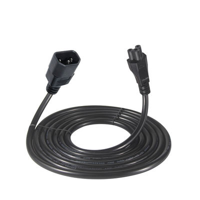 Nero C5 a C14 cavo di connettore elettronica Pc Computer Power 0,75Mm Iec Cable di presa